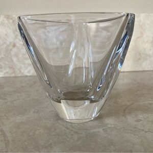 MCM Val Saint Lambert glass cigarette urn